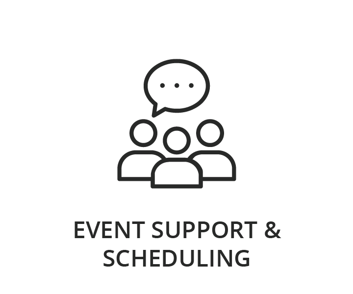 Event support and scheduling