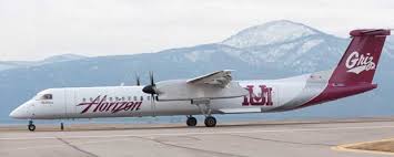 University of Montana plane on tarmac