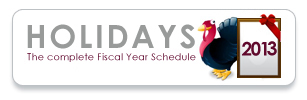 OFFICIAL HOLIDAYS