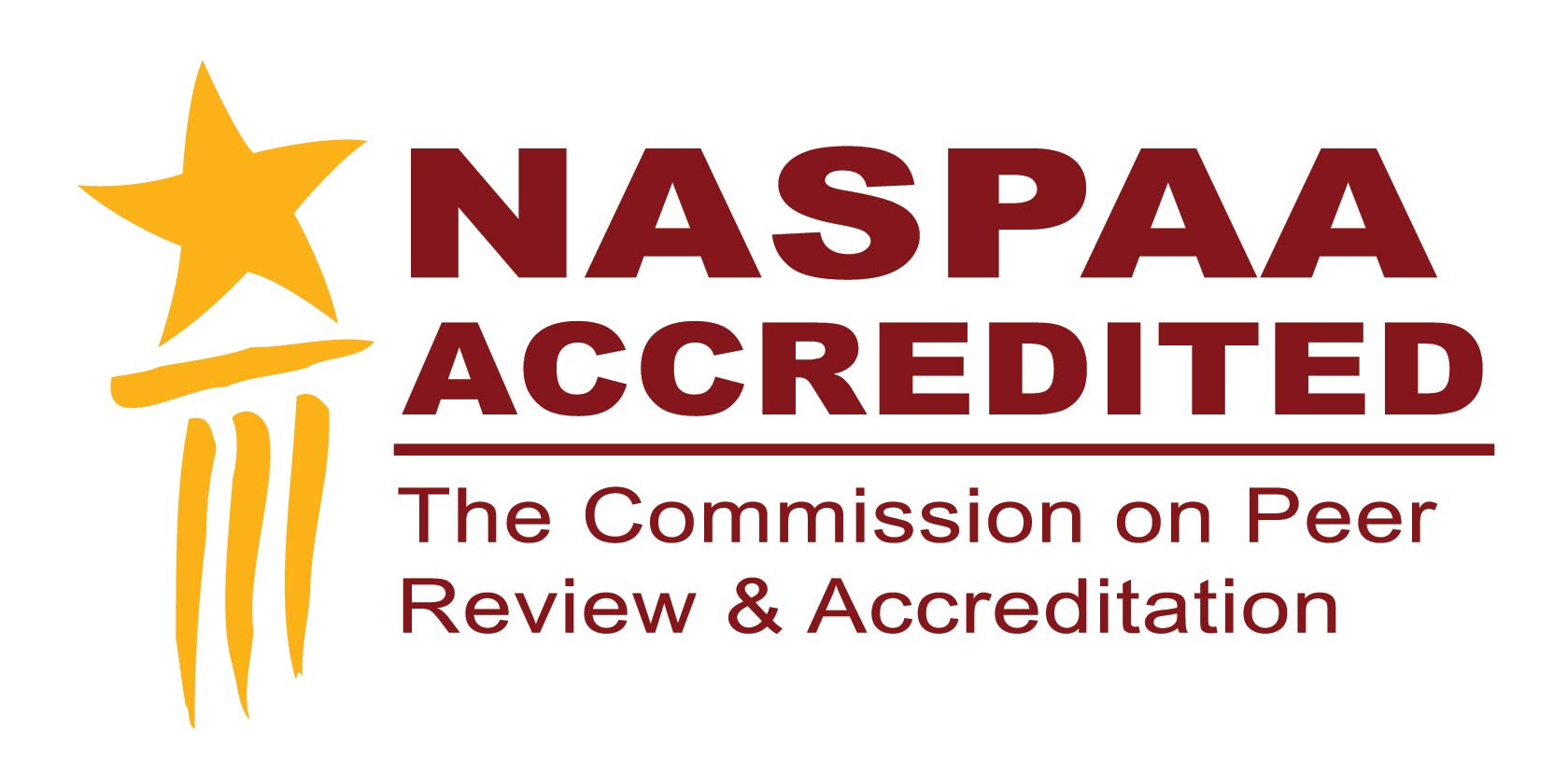 NASPAA Accredited logo