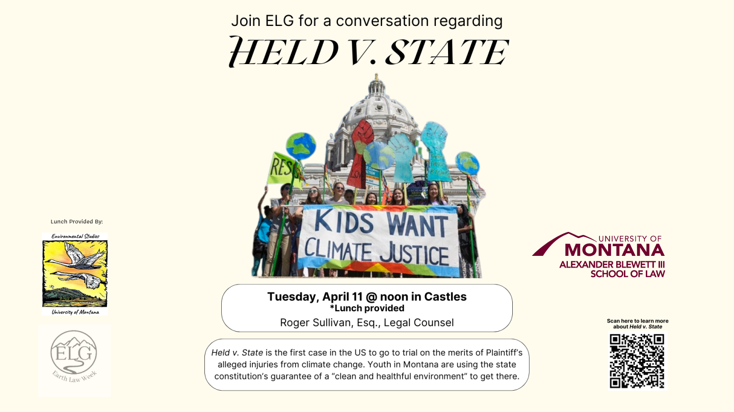 Join ELG for a conversation regarding Helf v. State. Tuesday, April 11 @ noon in Castles lunch provided Roger Sullivan, Esq., Legal counsel 