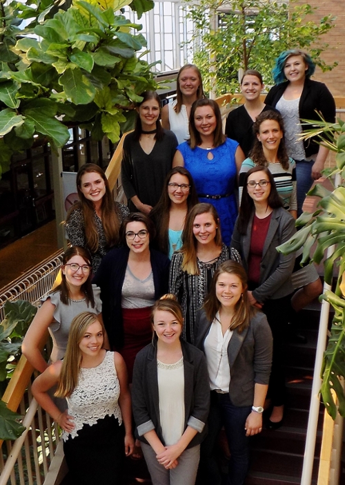 group photo of 2017 fellows of Montana NEW Leadership 