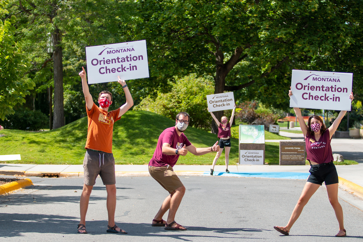Photo of students during orientation