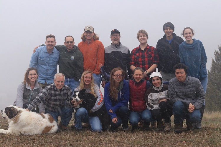 Group photo of the lab team