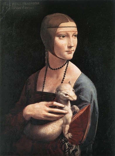 Photo of a Lady with an Ermine
