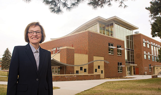 Roberta “Bobbie” Evans, dean of the Phyllis J. Washington College of Education and Human Sciences, says the new building has raised expectations.