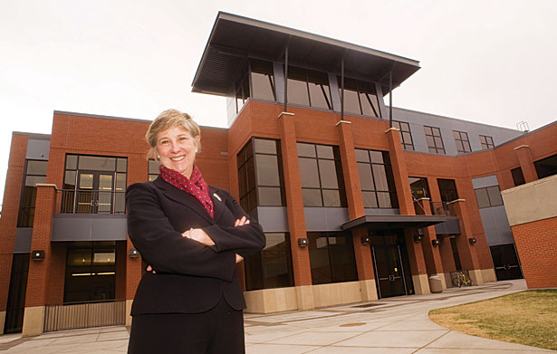Irma Russell, dean of the UM School of Law, says the upgraded facility offers 