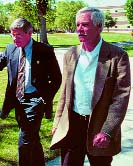 President George Dennison and Ted Turner