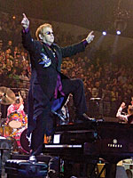 Rock star Elton John at UM's Adams Center