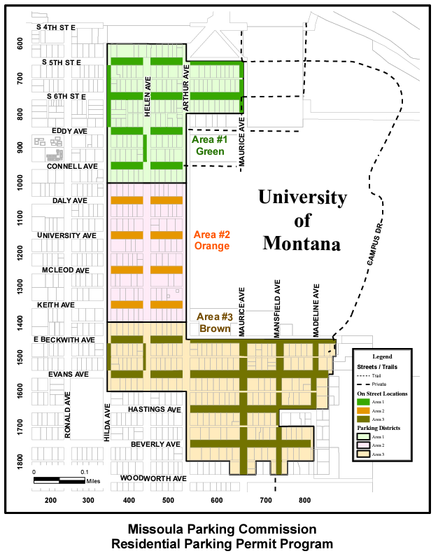u-district parking restrictions map