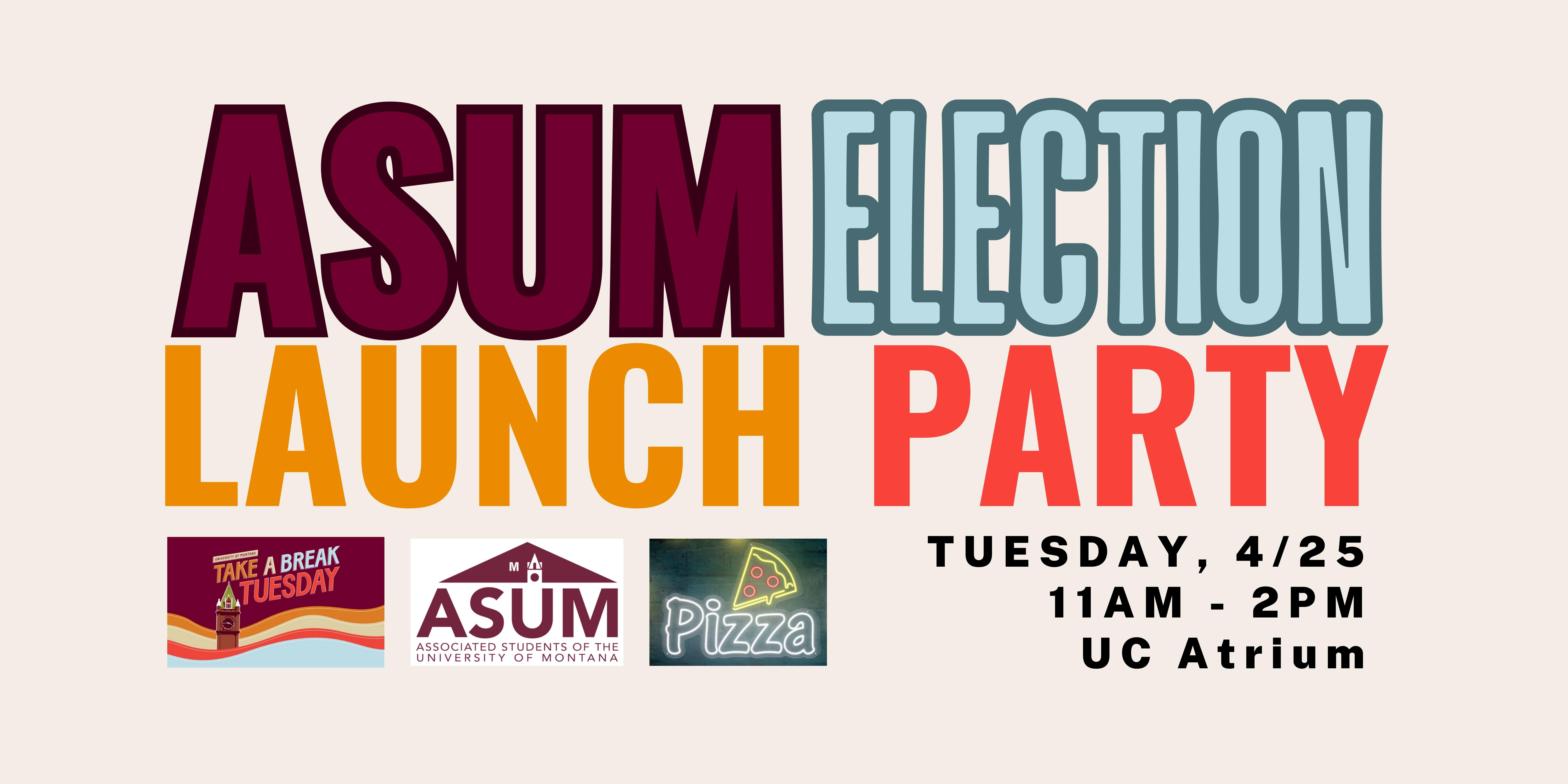 election lunch party poster with detials - Links to Griz Hub Event. 