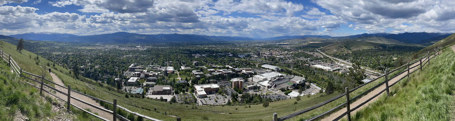 Missoula valley from M