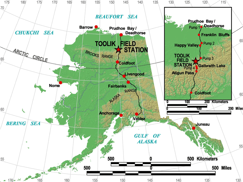 Toolik Field Station in Alaska