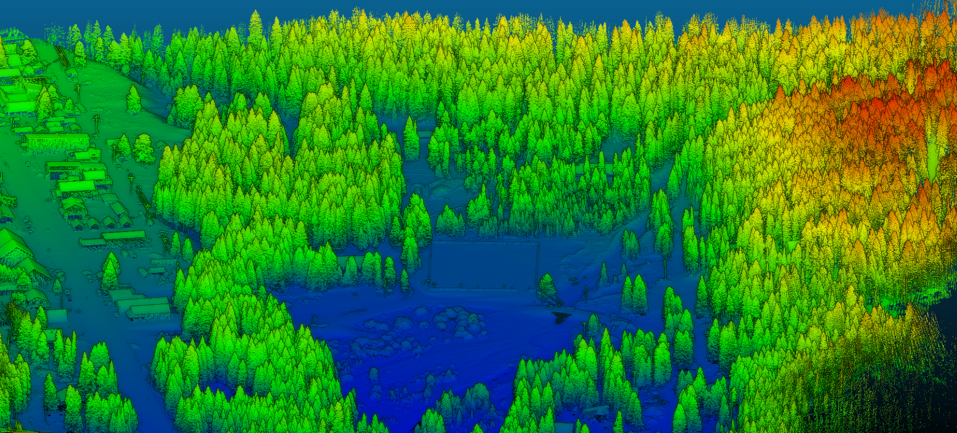 lidar imagery of soda butte creek