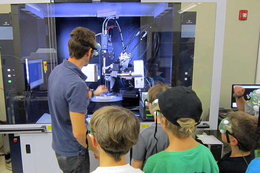 Orion teaches kids about X-ray crystallography