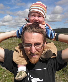 Orion with his son Ender