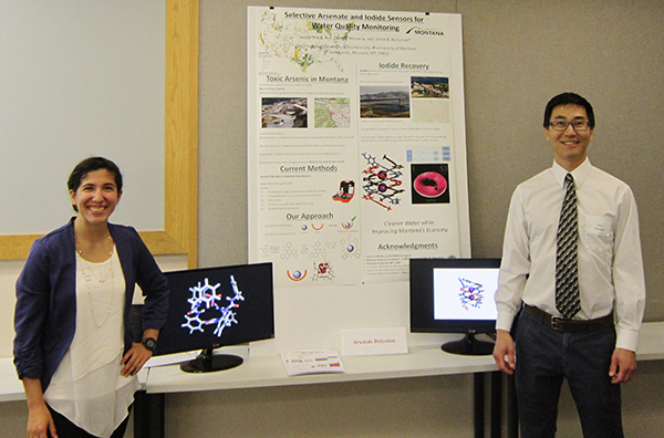 Asia and Casey present to MREDI legislators