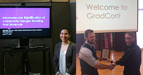 Asia and nick presenting at Grad Con