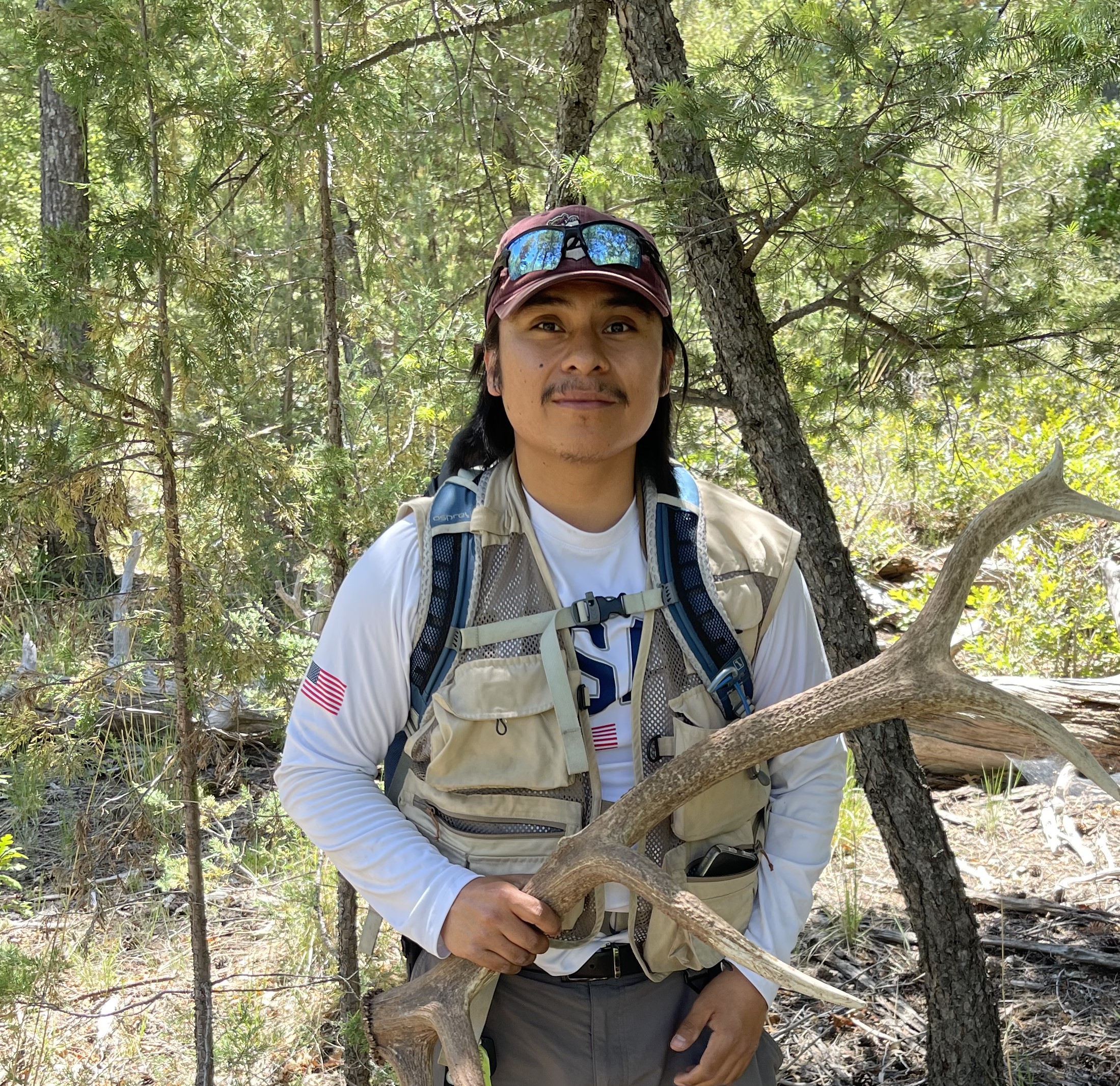 Xavier Lovato at Mescalero Apache Reservation in New Mexico