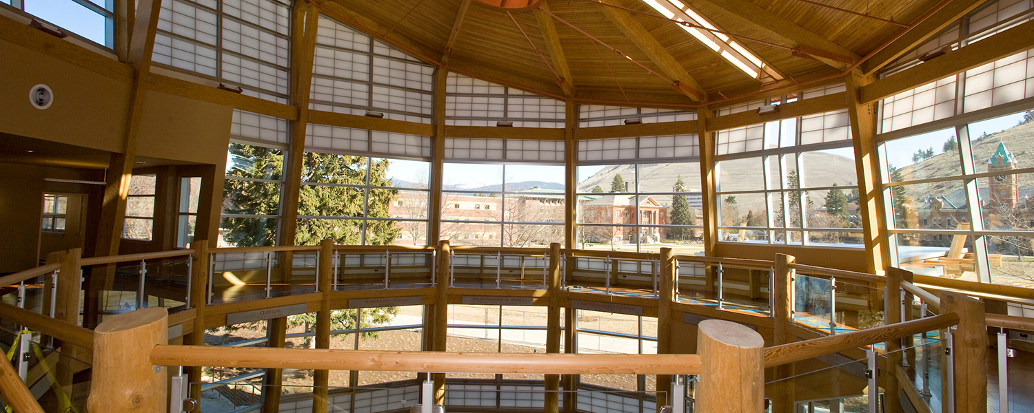 Interior of the Payne Family Native American Center