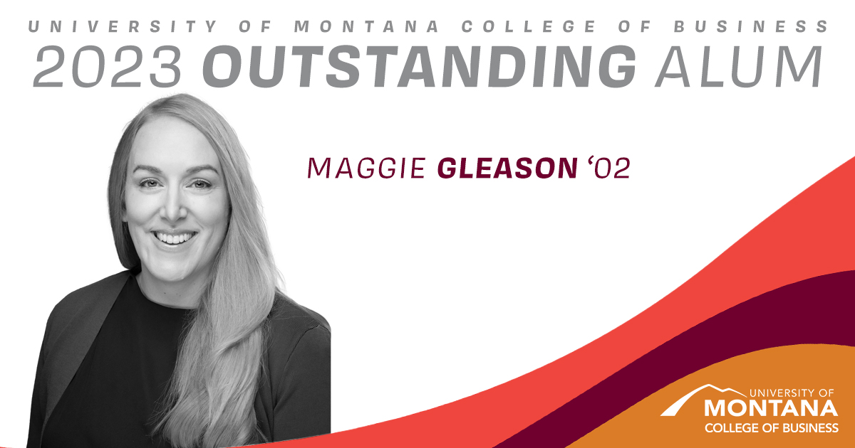 Maggie Gleason, 2023 College of Business Outstanding Alum