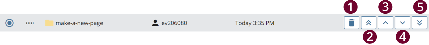Additional publish queue actions