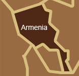 simple map outline of armenia