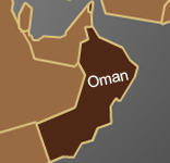 simple map outline of oman
