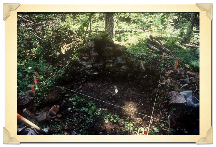 Chinese U-Shaped Rock Hearth, Cedar Creek 1995