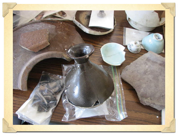 Some Chinese artifacts from the German Gulch Chinese Excavations