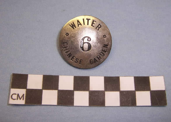 metal bade or pin back button