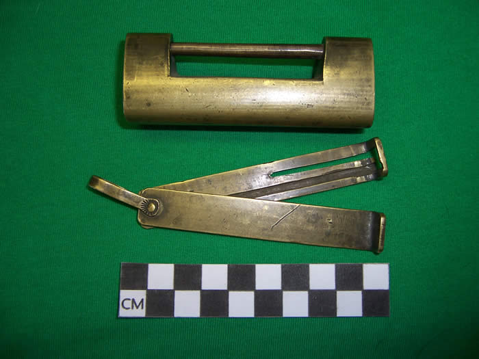 brass lock