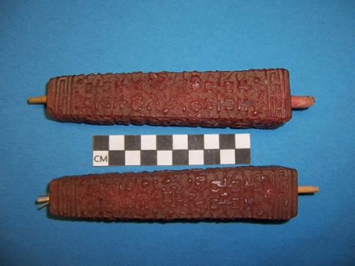 two more examples of chinese molded candles