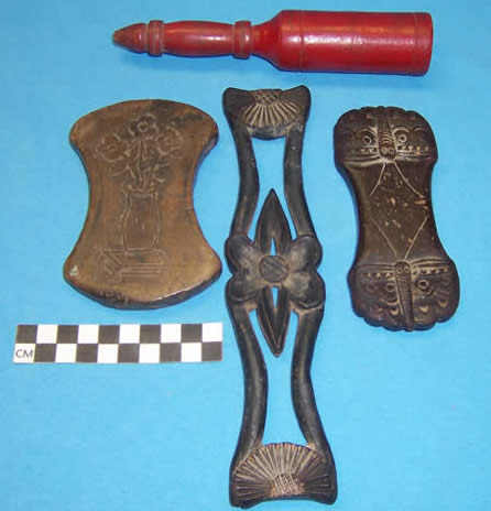Wood thread winding boards