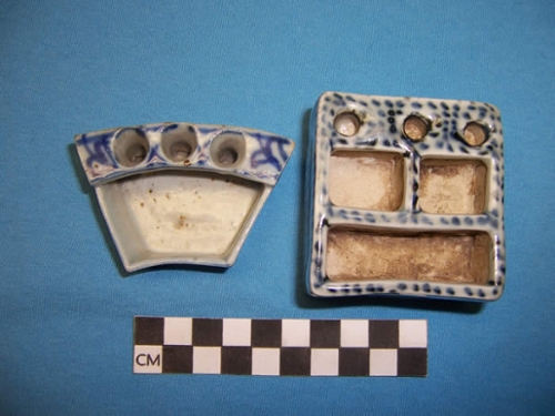 Chinese calligraphy brush holders and washers