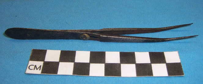 metal tweezers