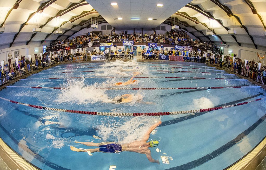 Swimming Race at Grizzly Pool
