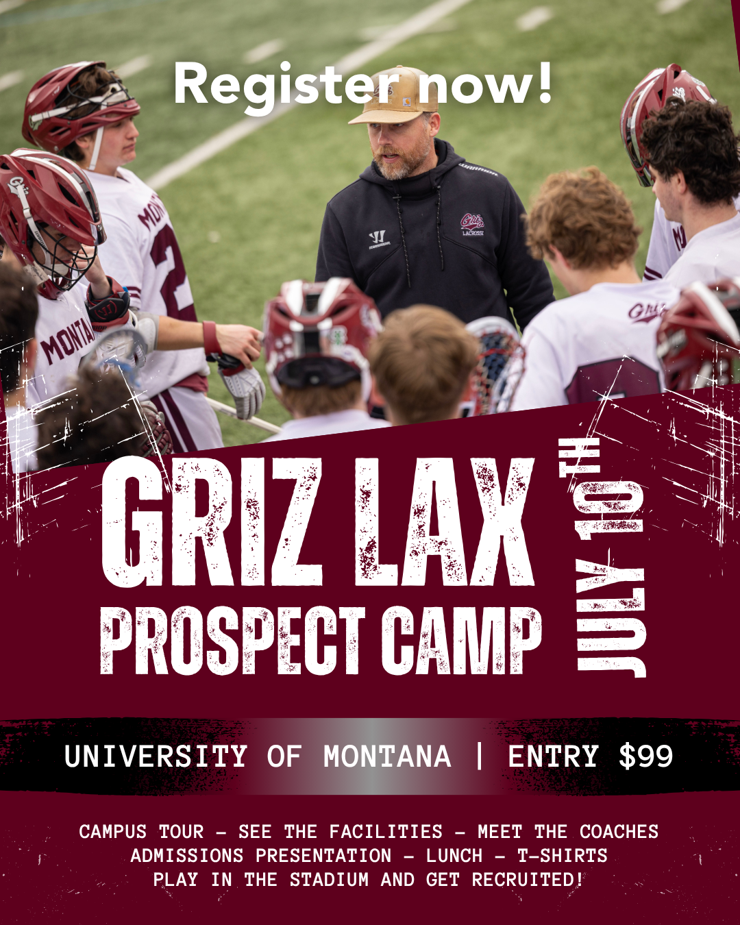Summer prospect camp flyer