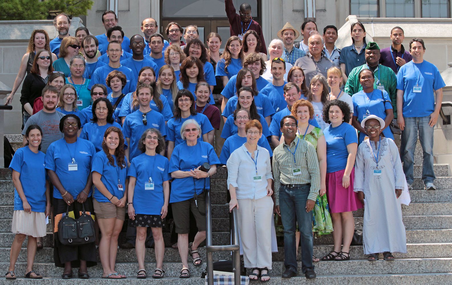 colang 2012 group standing on steps outside