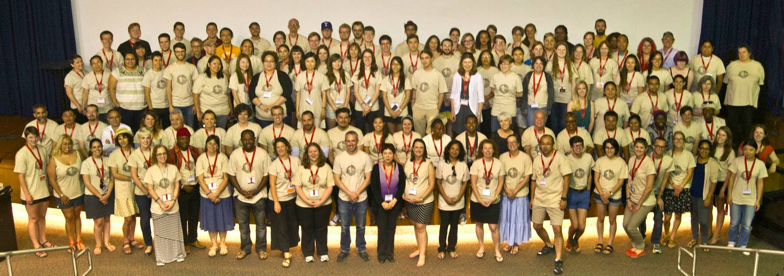 front view of large group of colang 2014 group