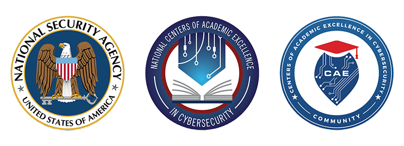 Logos for NSA, NCAE-C, and CAE