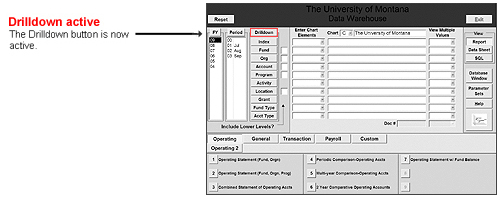 Drill Down Active