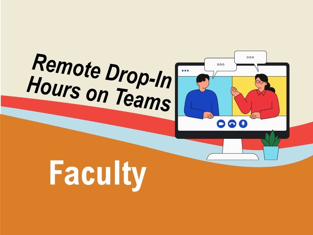 faculty drop in hours