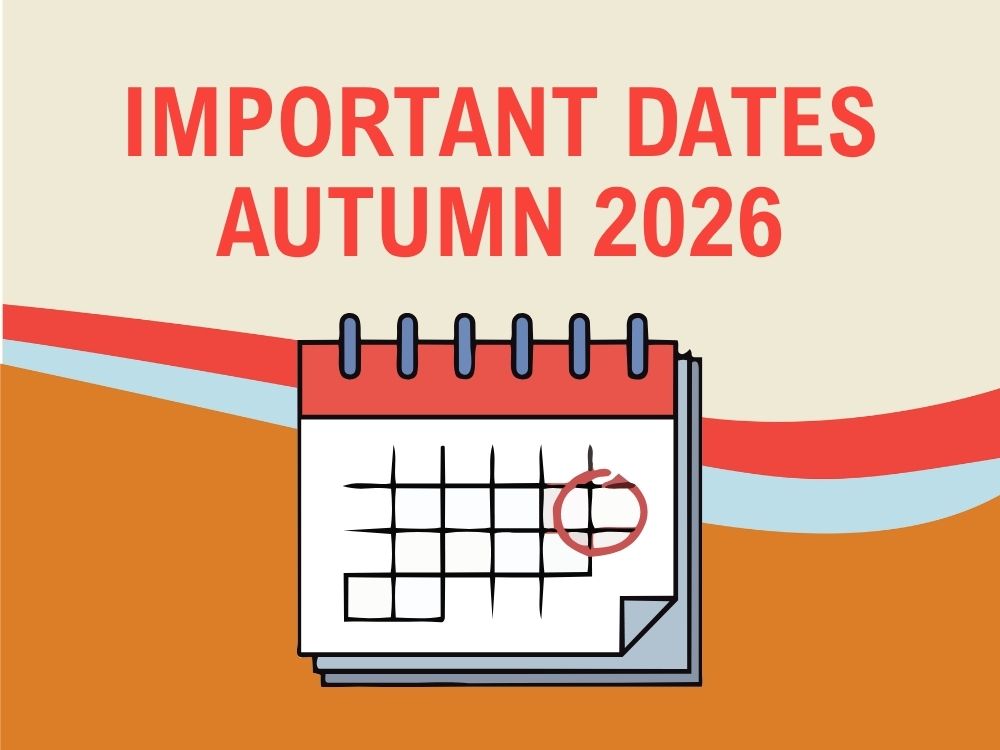 Important Dates Autumn 2026