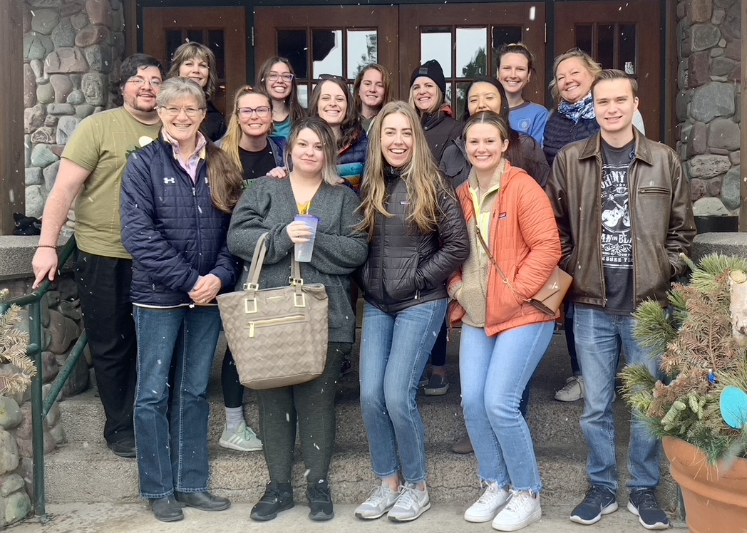 Dr. Kirsten Murray with the School Counseling Cohort