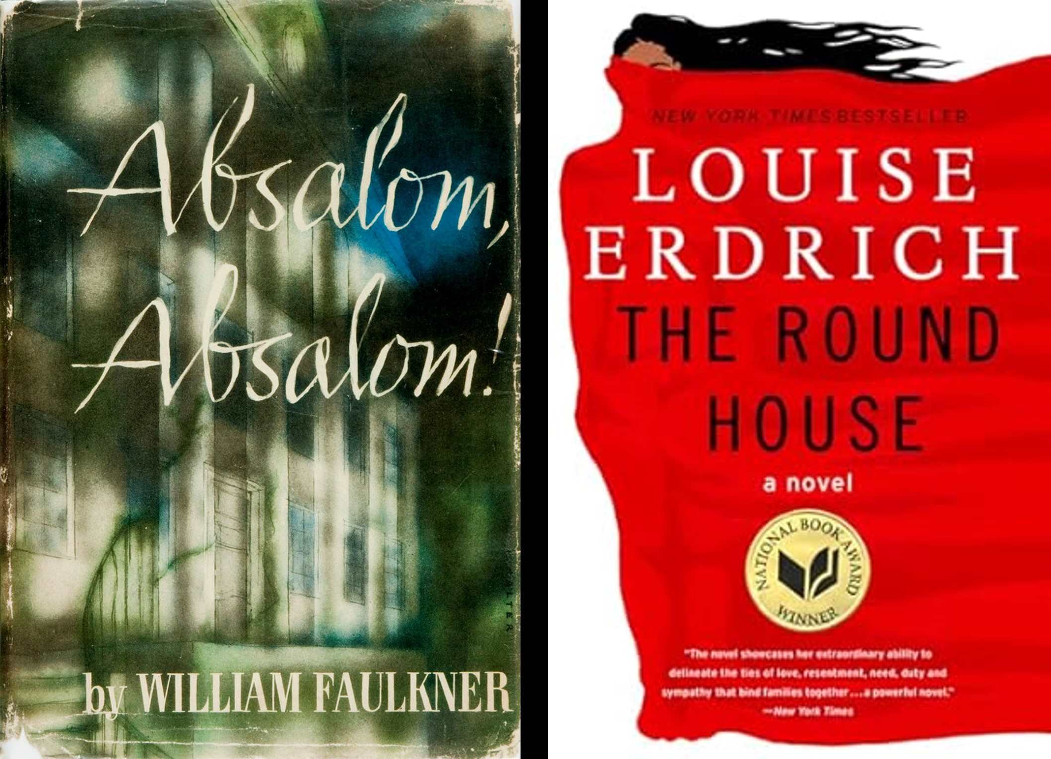 Faulkner and Erdrich covers