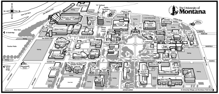 UM campus map