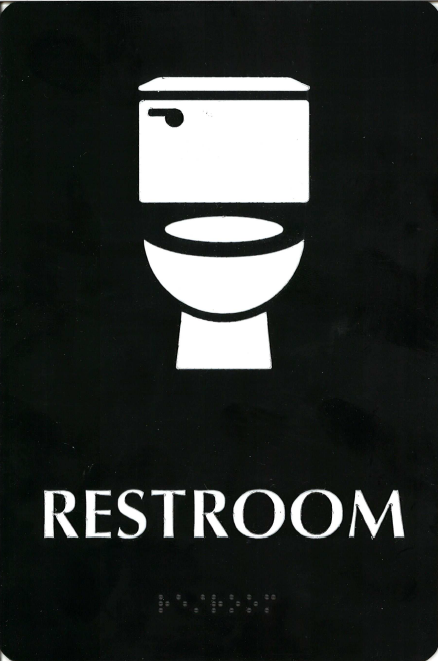 Signs that will be in place for single occupancy restrooms