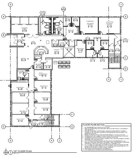 blueprint of proposed renovation of aber hall
