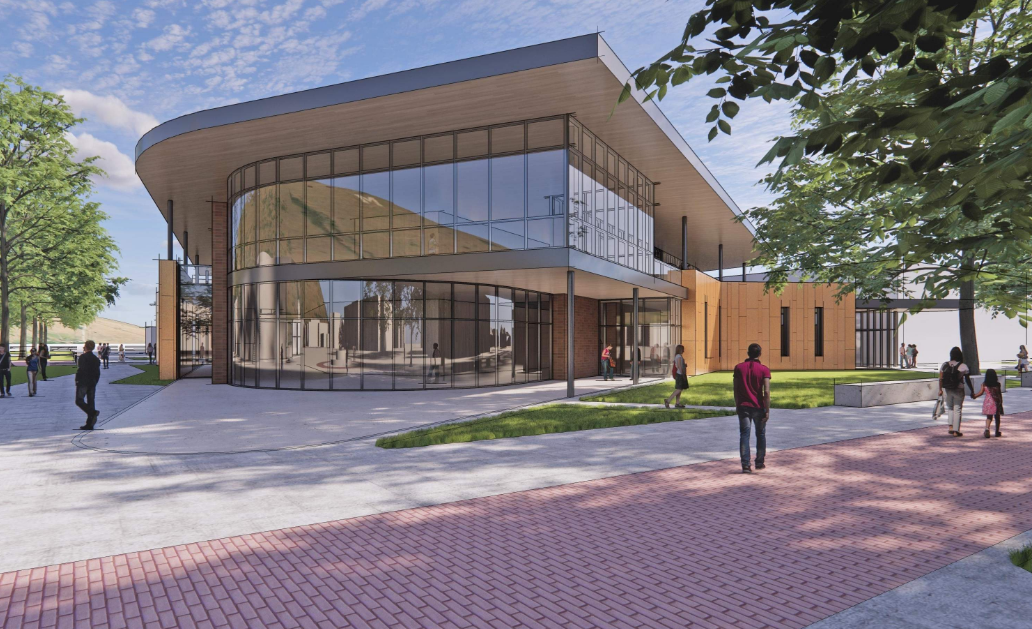 3d illustration of proposed dining hall